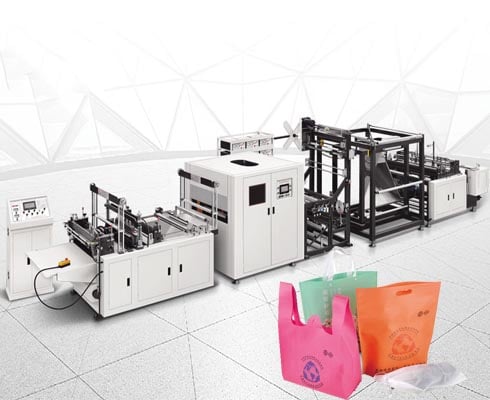 ST-D700 Flat mouth ironing non-woven bag making machine